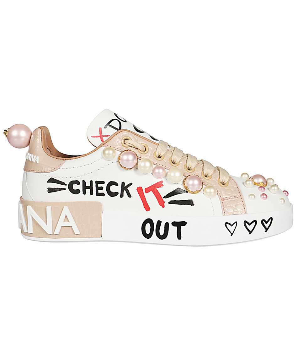 dolce gabbana patch sneakers