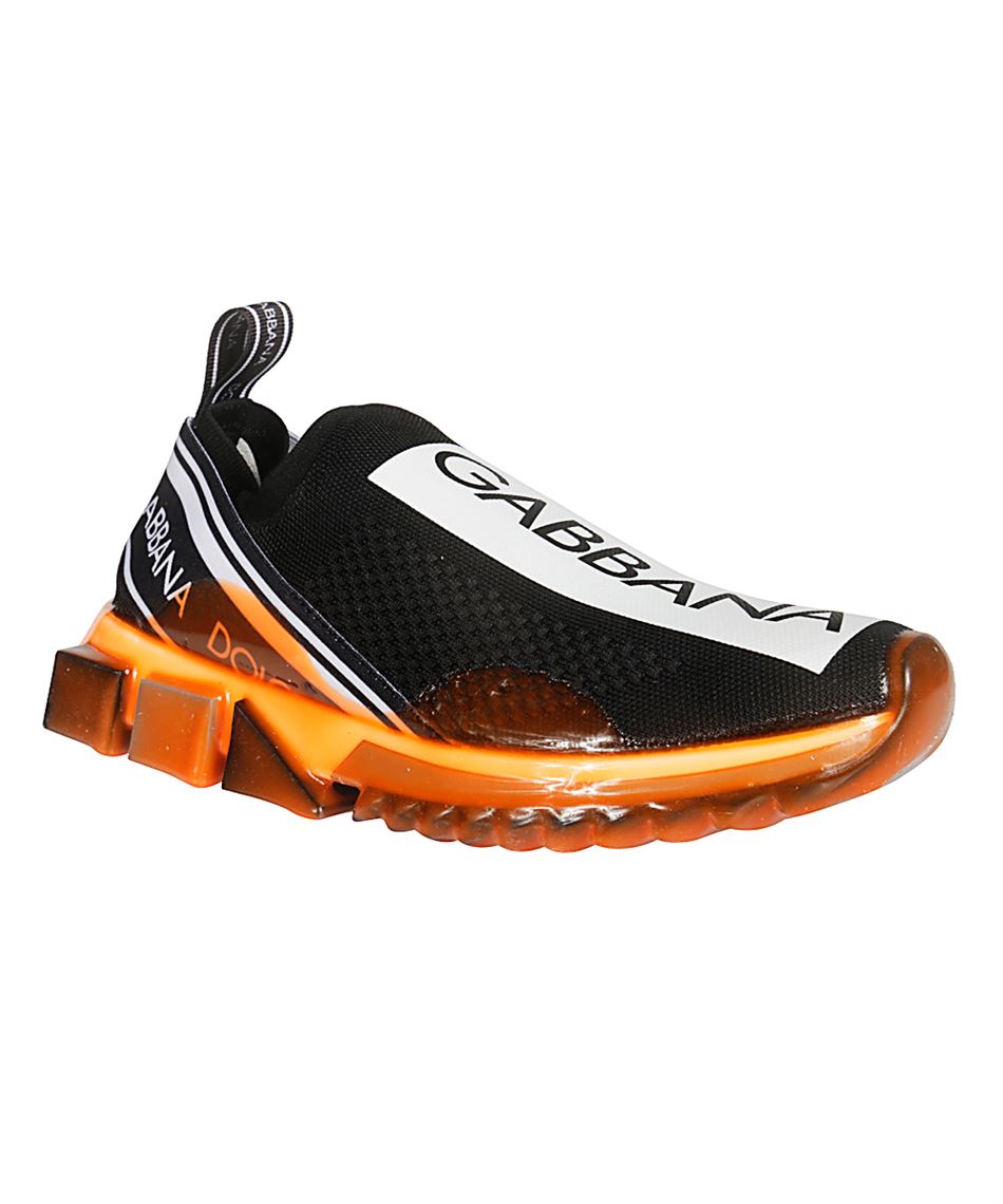 orange dolce and gabbana shoes