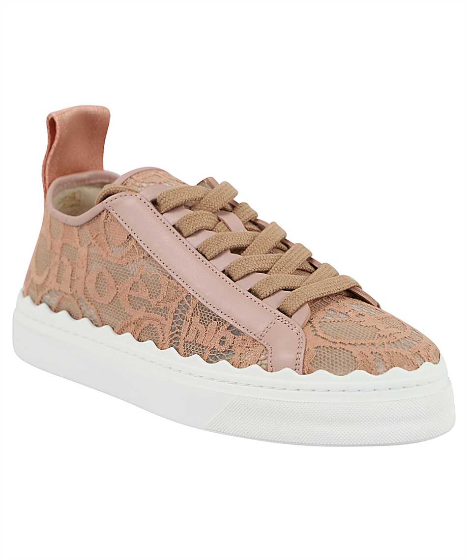 pink chloe trainers
