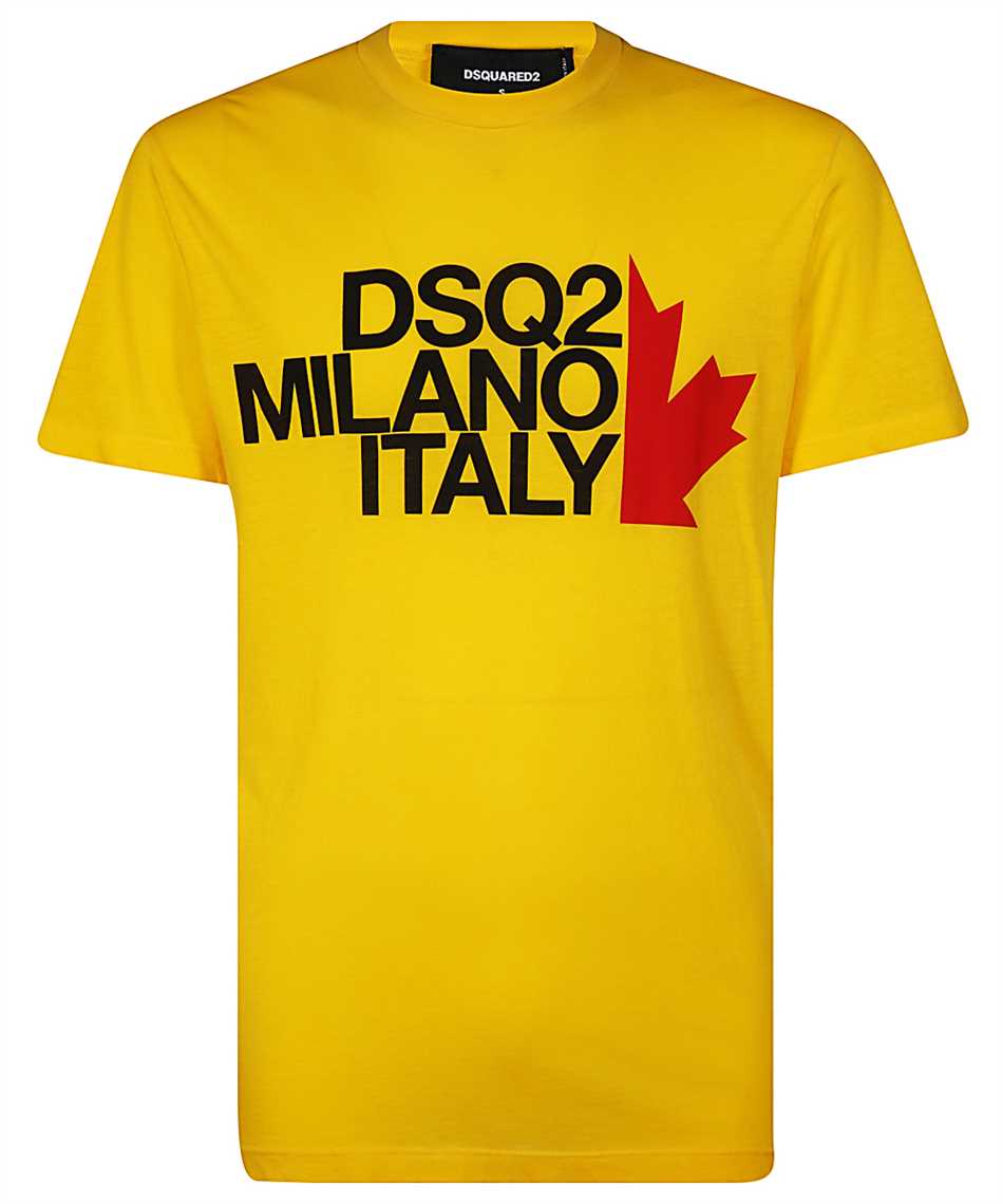 dsquared2 yellow t shirt