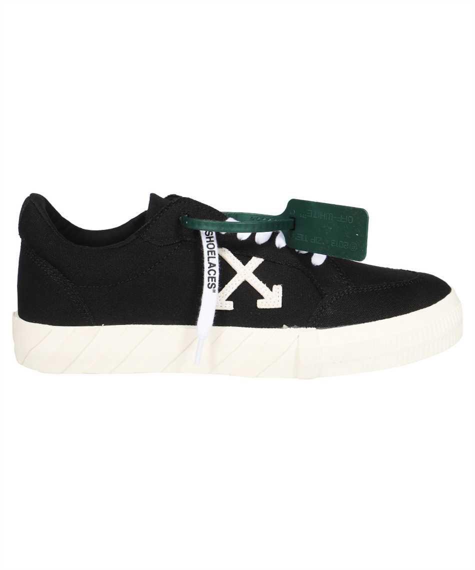 Off-White OMIA085C99FAB002 LOW VULCANIZED CANVAS Sneakers Black