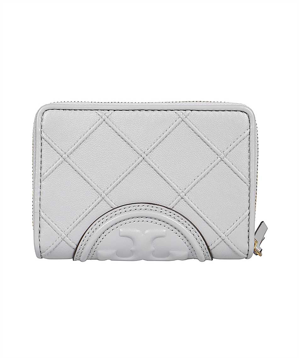 Tory Burch Women's Small Fleming Leather Convertible Shoulder Bag - Bay Gray