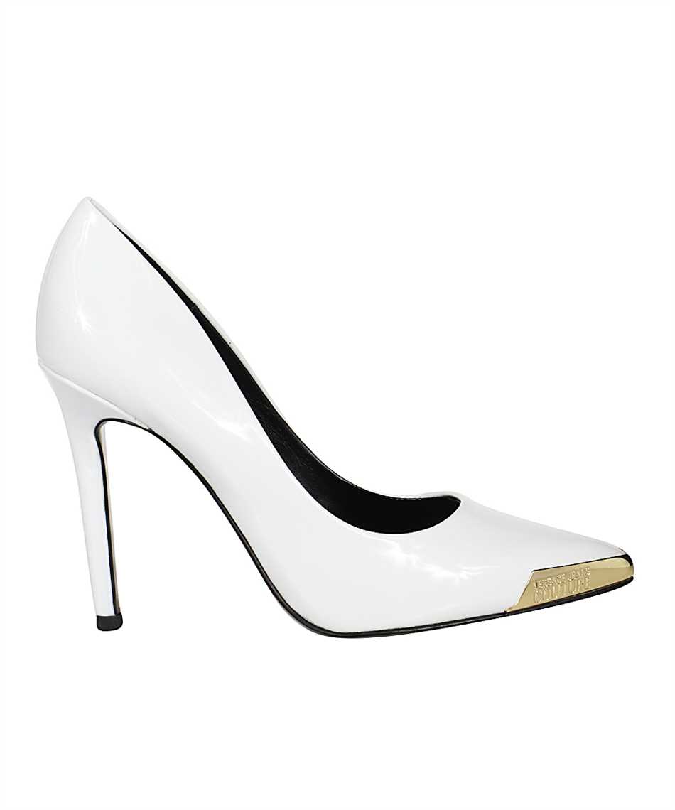 versace shoes white gold