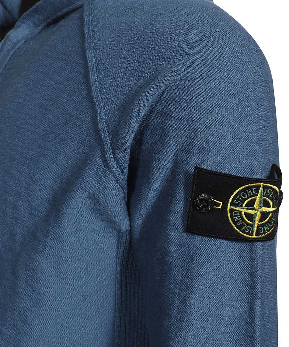 Stone Island 7815503B0 LOGO-PATCH KNITTED ZIP-UP Strick 3