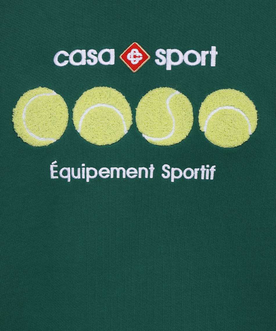 Casablanca MF23 JTP 001 10 CASA SPORT TENNIS BALLS CHENILLE EMBROIDERED Sweatshirt 3