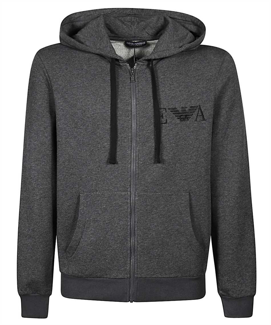 emporio armani zip up hoodie
