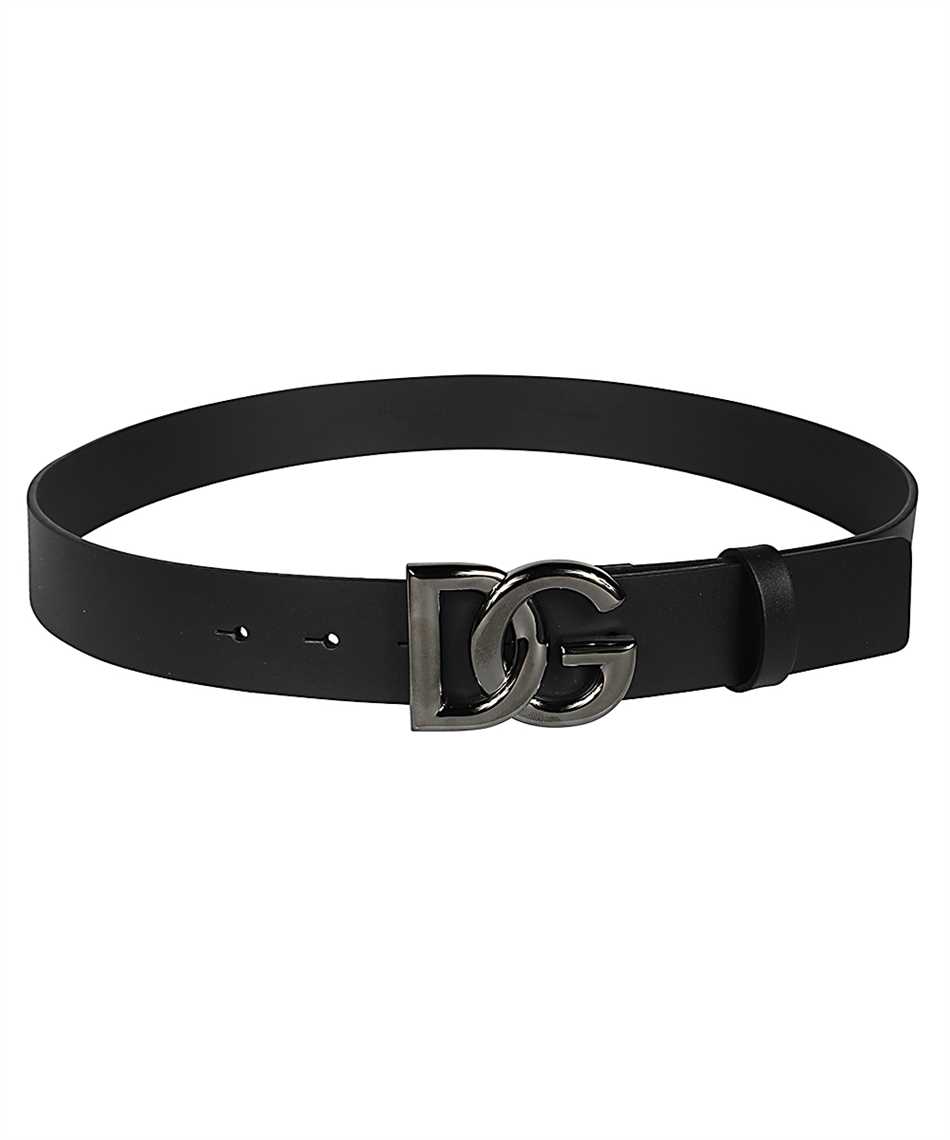 Leather belt Dolce & Gabbana Black size L International in Leather