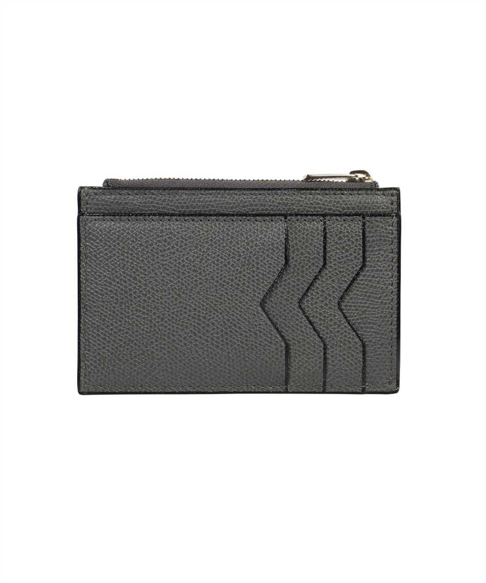 Valextra, Card Holder Zip Around, Smokey London Grey