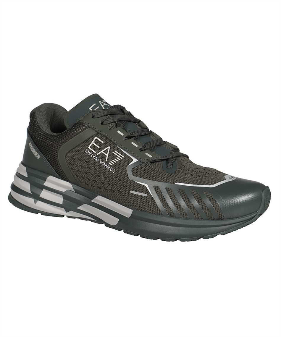 EA7 X8X094 XK239 LOGO-PRINT MESH-PANELLING Sneakers 2