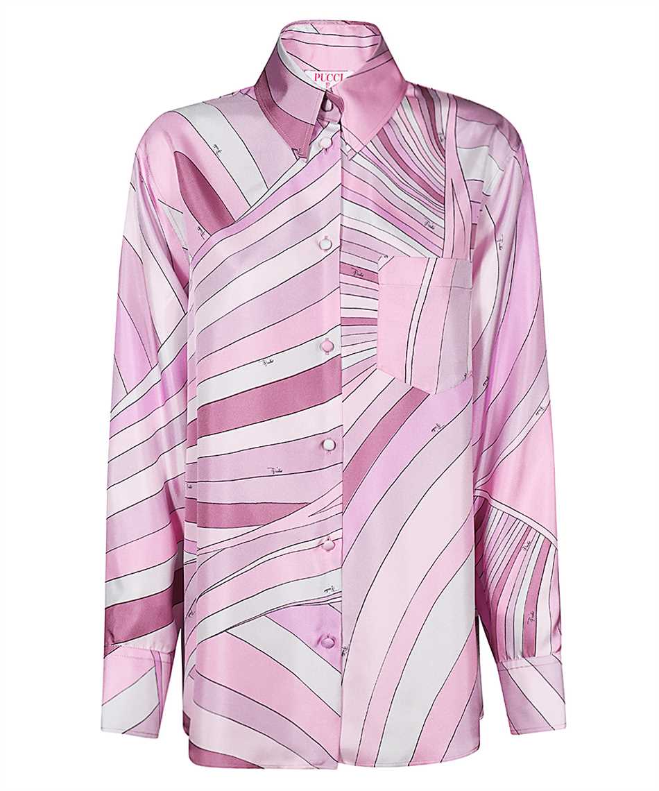 Emilio Pucci Printed Shirt Dress in Pink