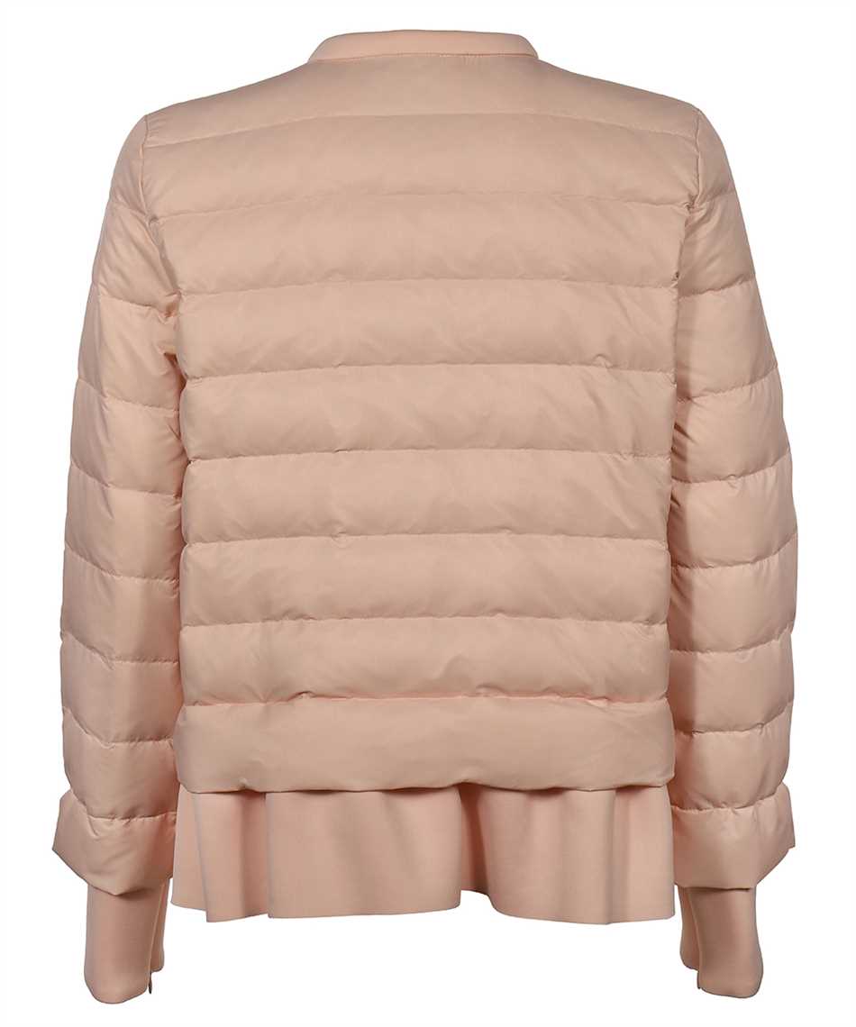 armani shearling jacket pink