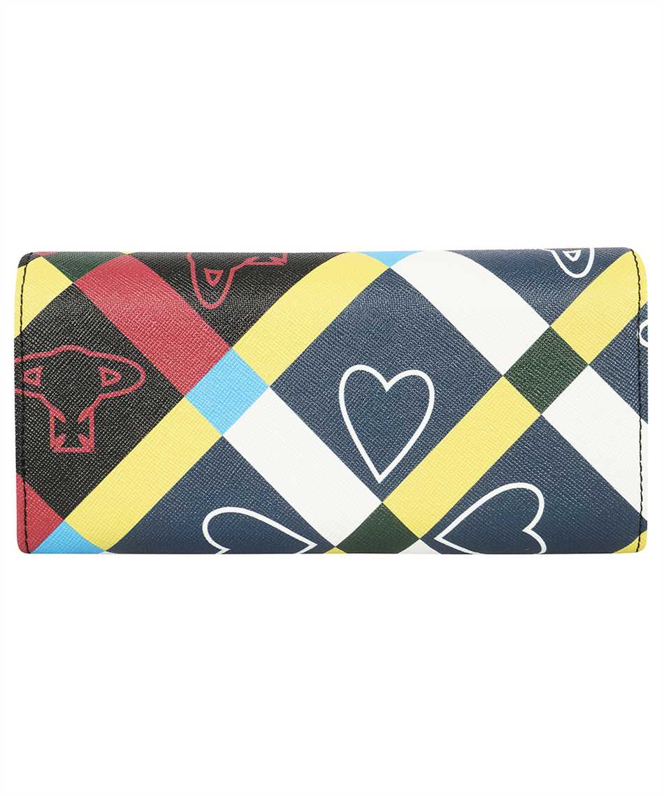 Vivienne Westwood 51040027 S000C PF ORB AND HEART CHECK CLASSIC Wallet  Multicolor