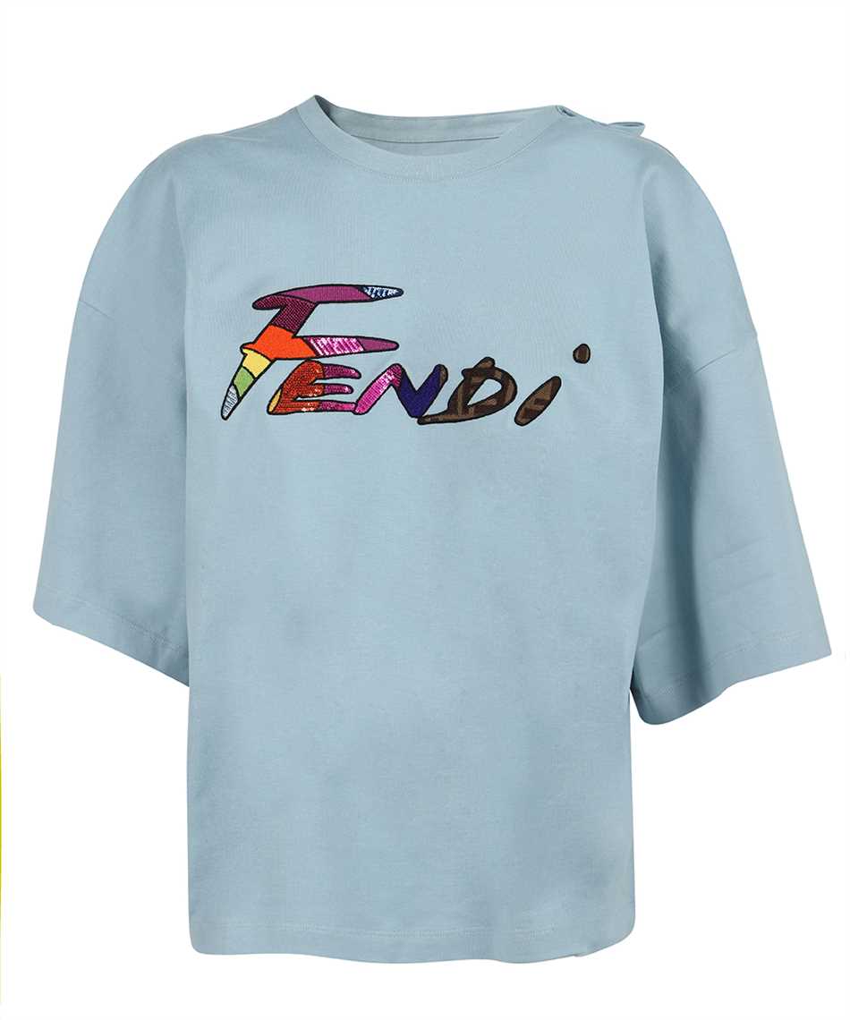 Fendi FS7890 AJXG BRUSH COTTON T-Shirt 1