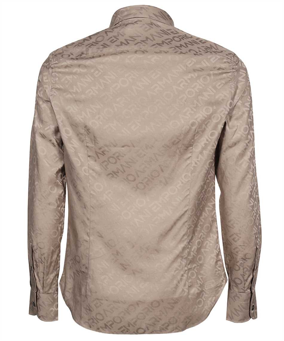 Emporio Armani 3R1C86 1K0DZ ALL-OVER MONOGRAM-PRINT Hemd 2