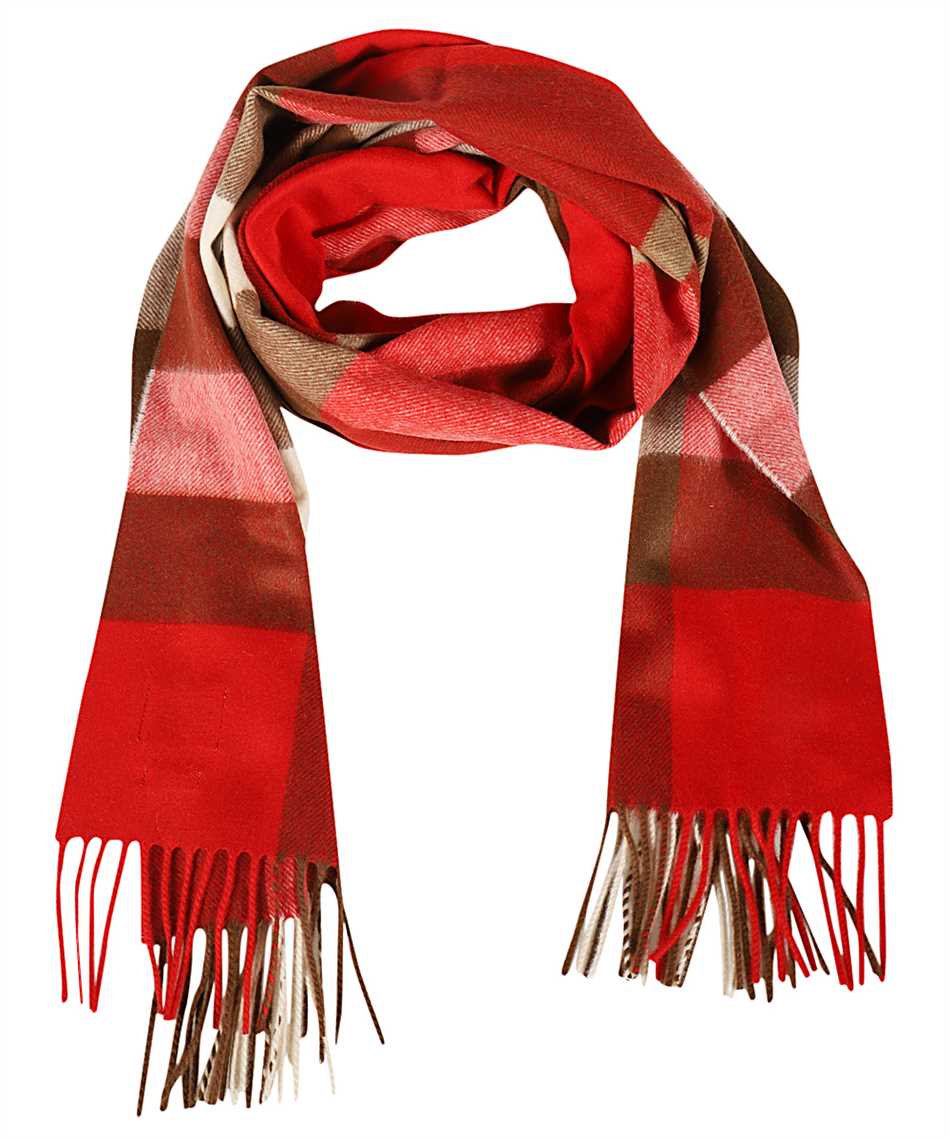 burberry red cashmere scarf