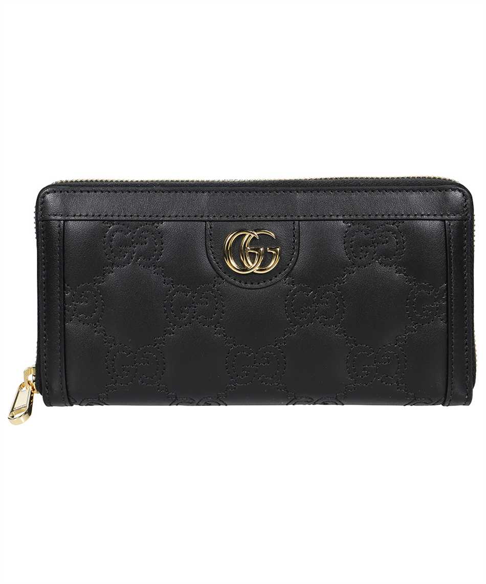 Gucci GG Marmont zip around wallet black