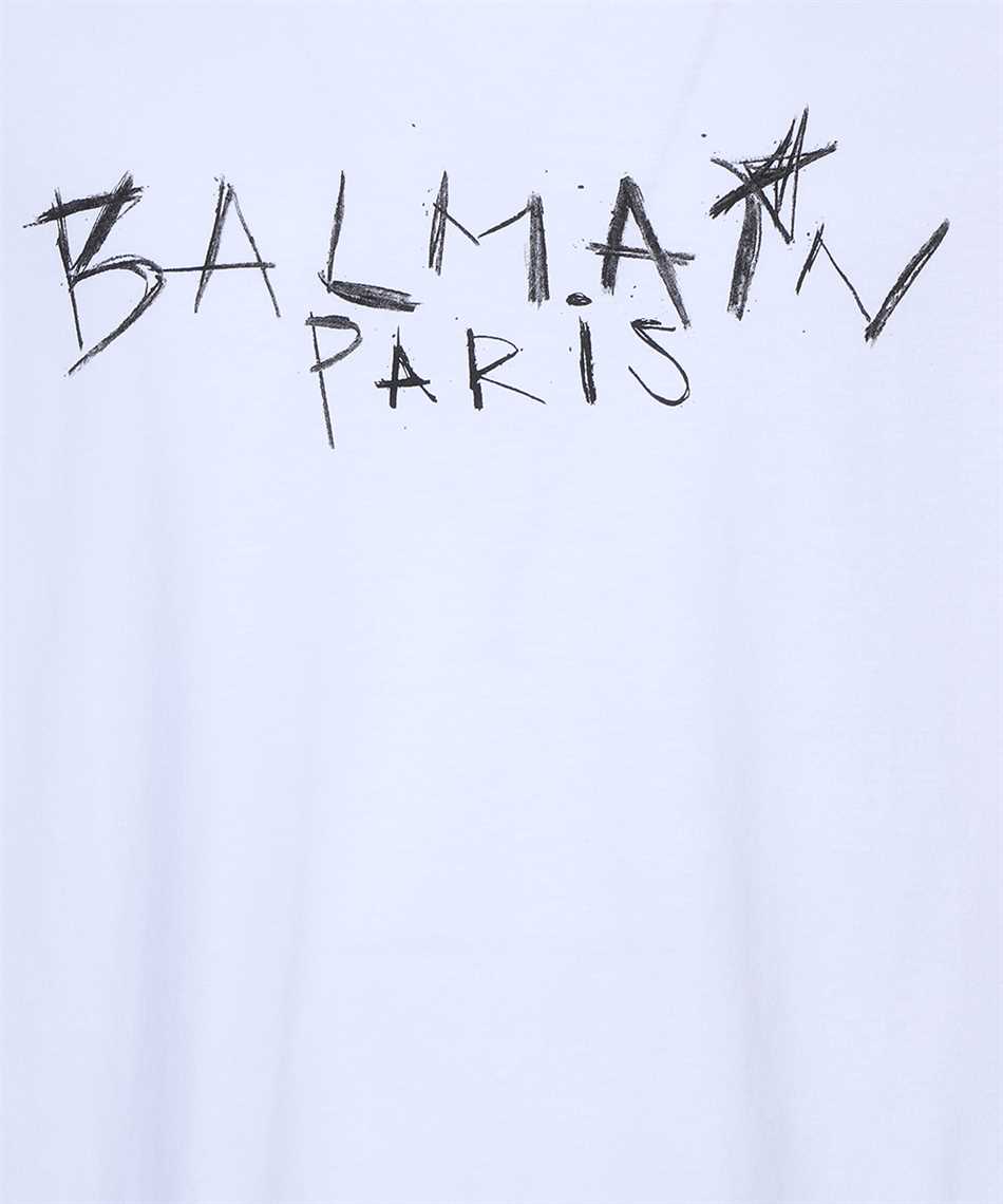 Balmain YH1EG016GB81 WRITTEN BALMAIN T-shirt 3