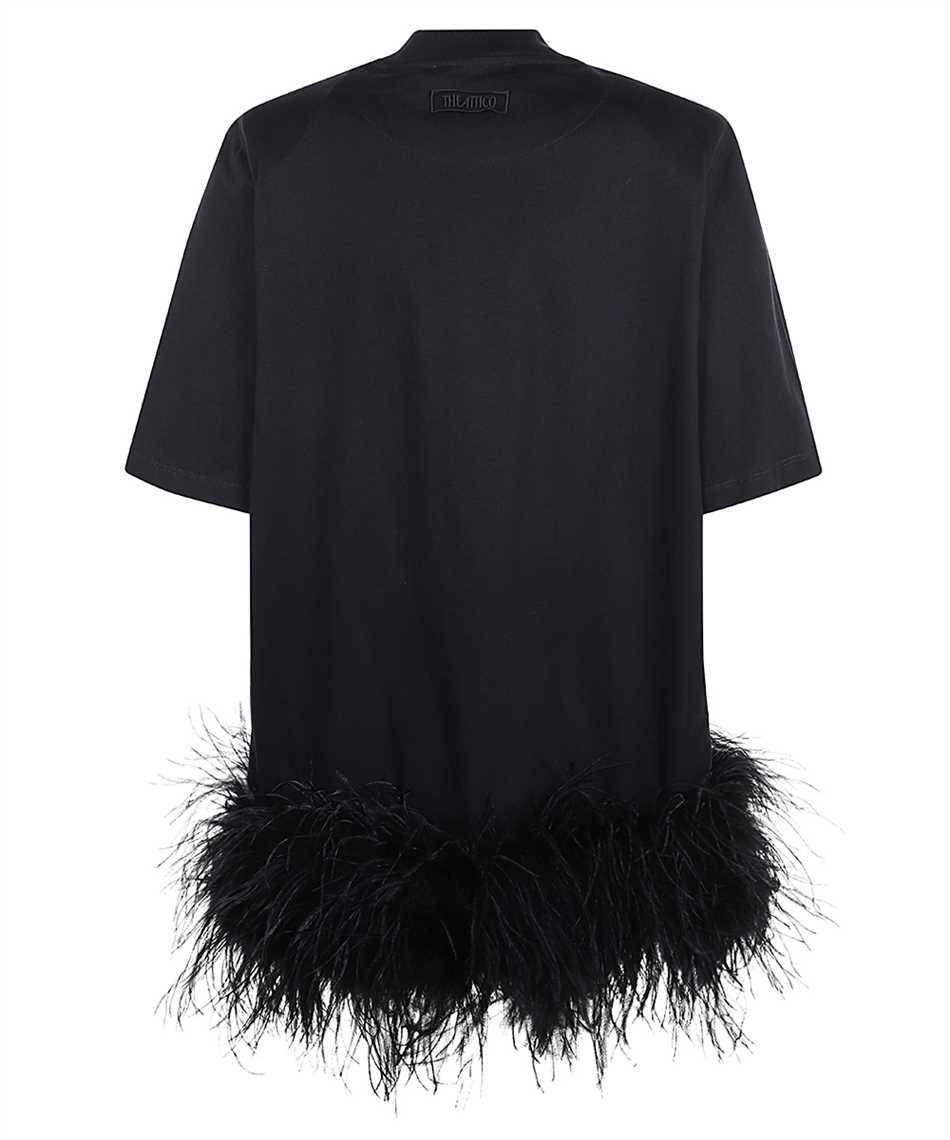 The Attico 260WCA00469 JJJ025MU Feather-trimmed Abito 2