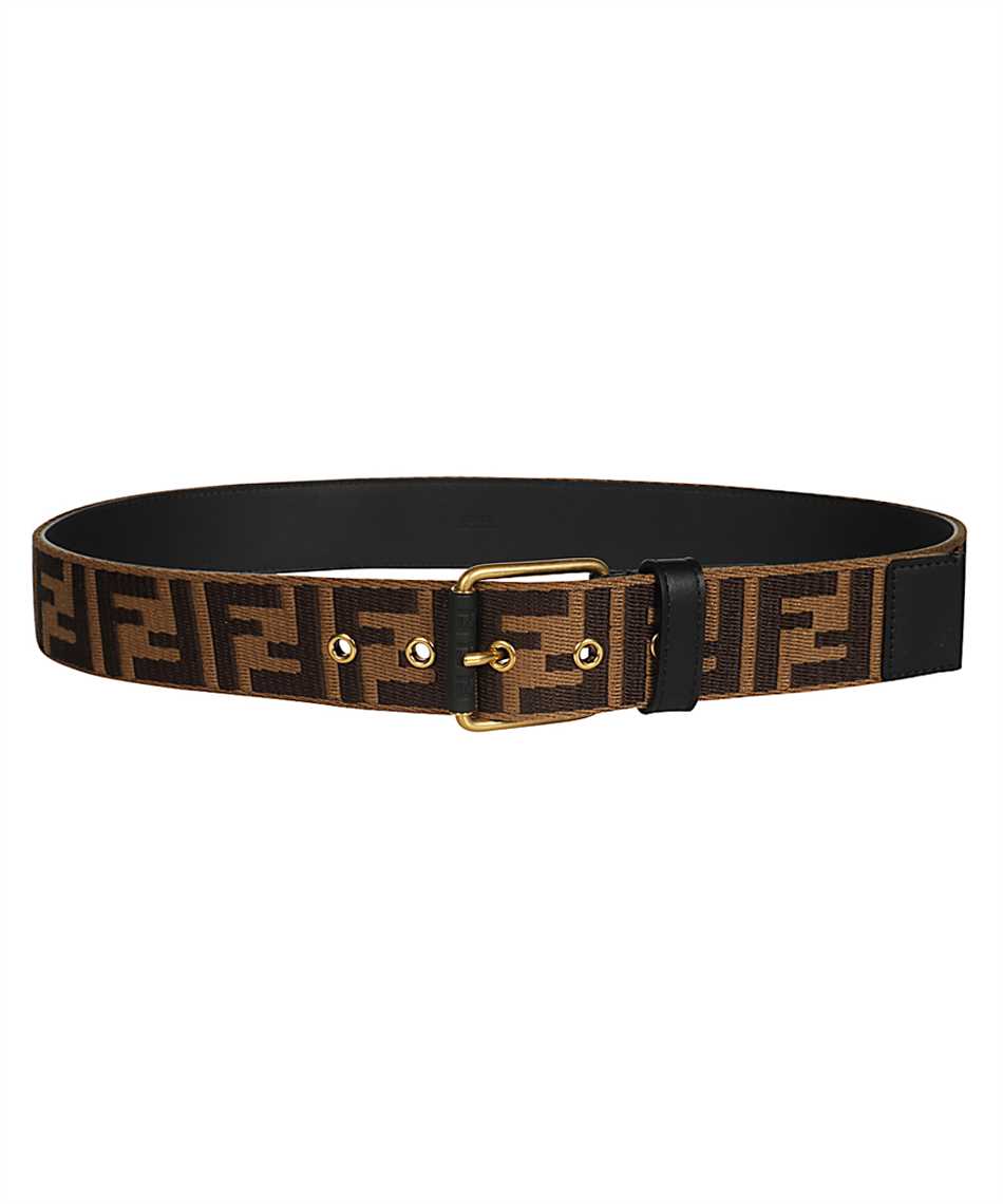 Fendi 7c0367 A4k9 Fabric Gurtel Braun