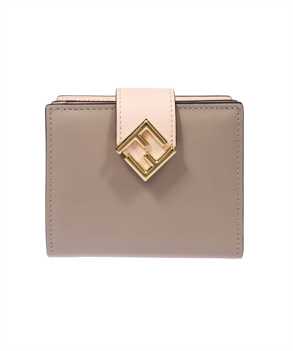 FF Diamonds Phone Pouch Leather Beige