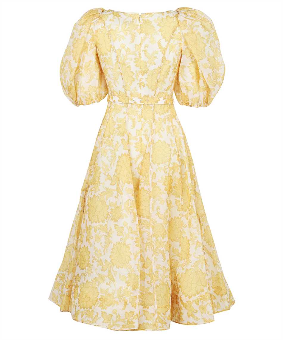 Zimmermann 2919DPOS POSTCARD PUFF SLEEVE MIDI Dress 2
