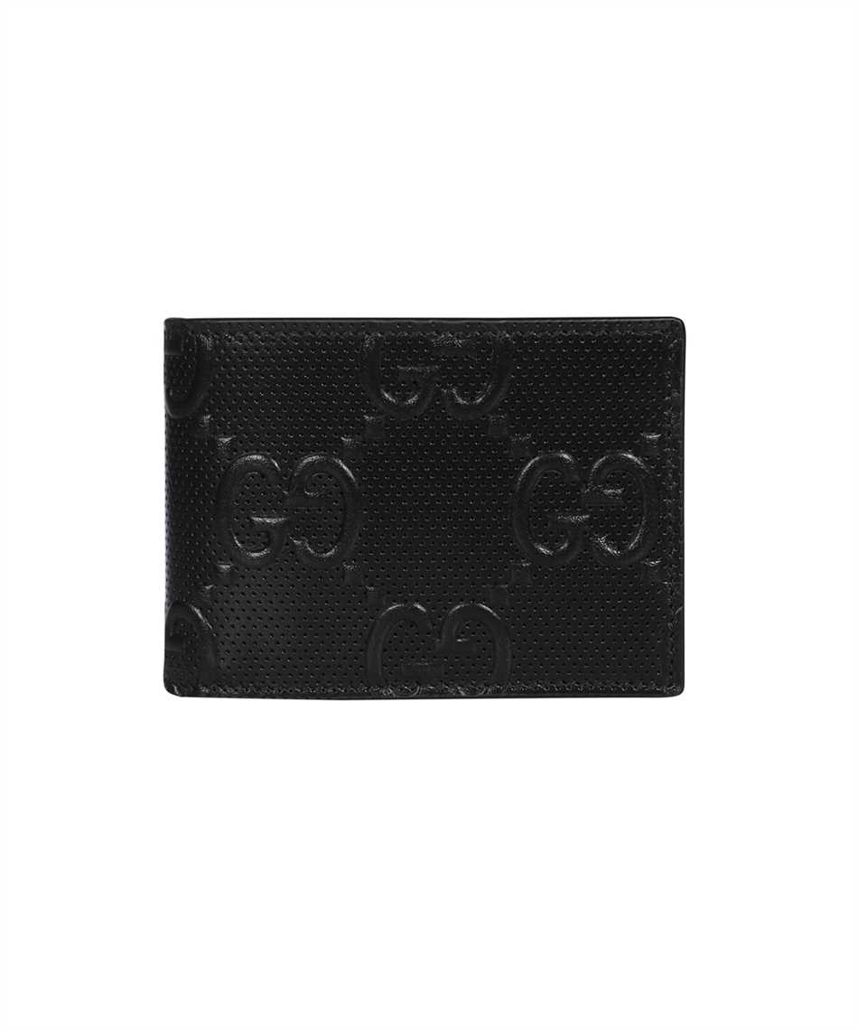 Gucci Off White Leather Logo Bifold Wallet Gucci