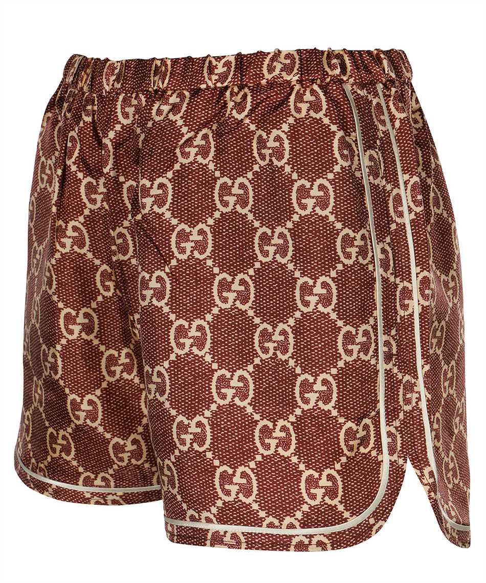 Monogram printed silk shorts - Stella McCartney - Women | Luisaviaroma