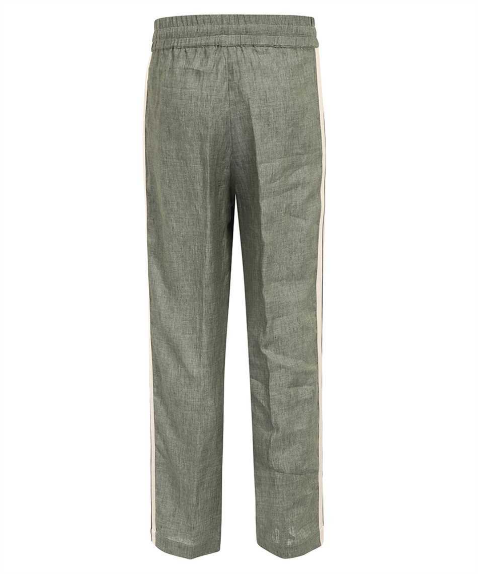Palm Angels PMCJ021S24FAB003 CLASSIC LOGO LINEN TRACK Pantalone 2