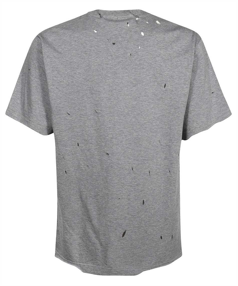 Dolce & Gabbana G8PD7T G7G6V DESTROYED COTTON WITH BRANDED TAG T-Shirt 2