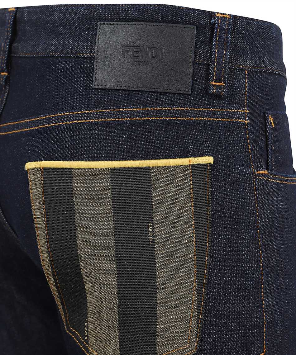 fendi logo jeans