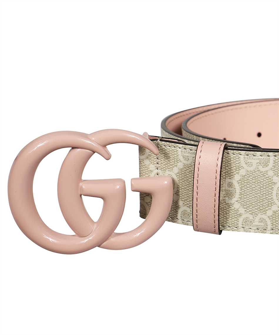 Gucci 400593 FAA6B GG MARMONT WIDE Belt Pink