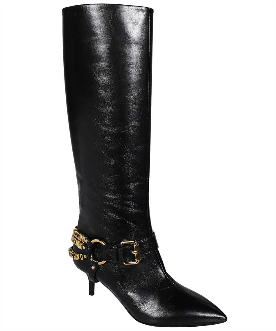 Moschino MA26055C1HMJ MINI LETTERING SHINY CALFSKIN Boots 2