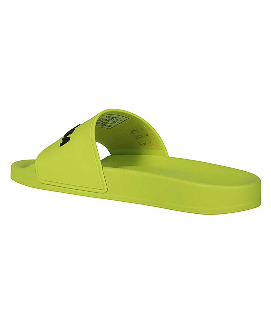 lime green balenciaga slides