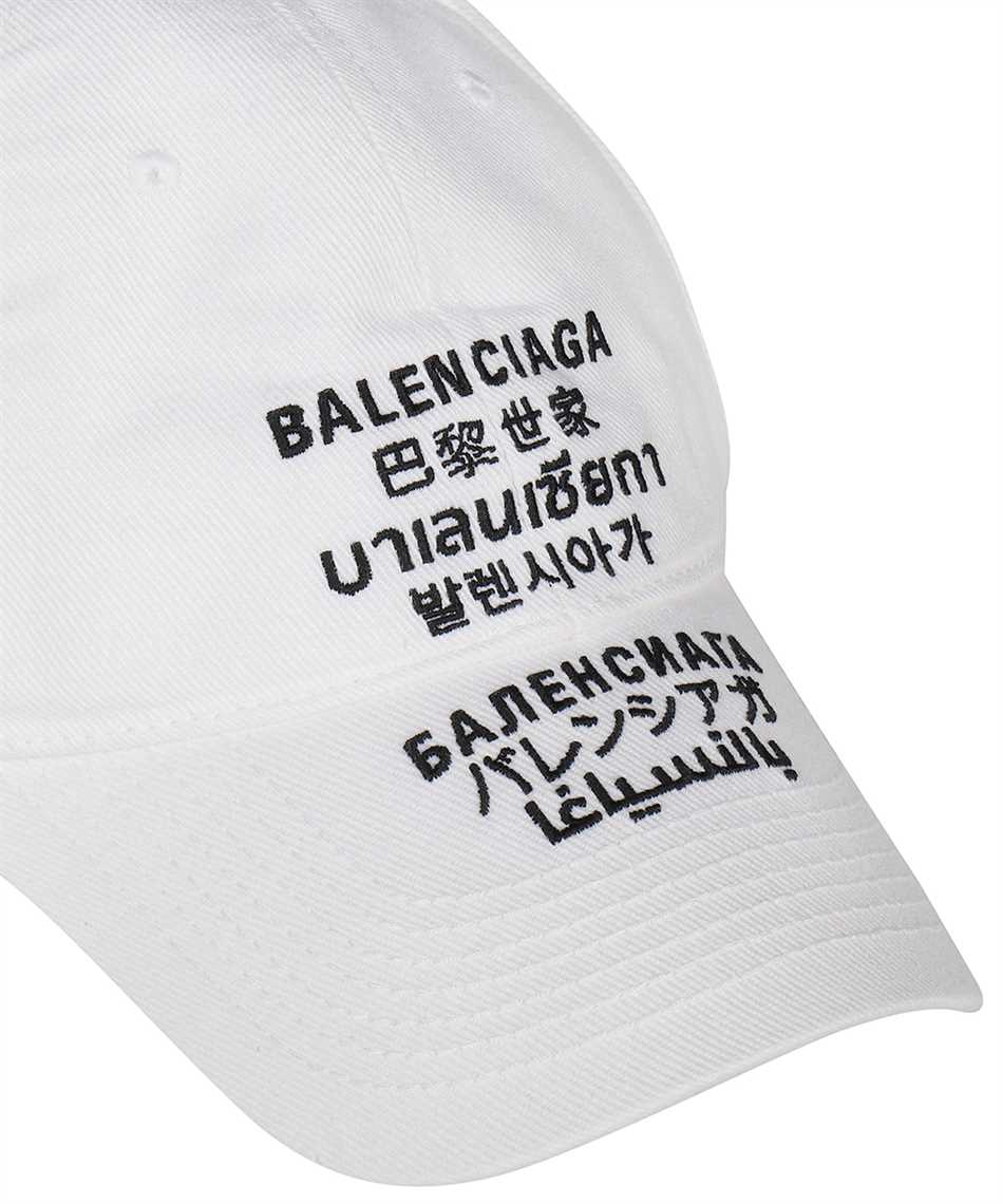 Balenciaga 641238 410B2 LANGUAGES Cap White
