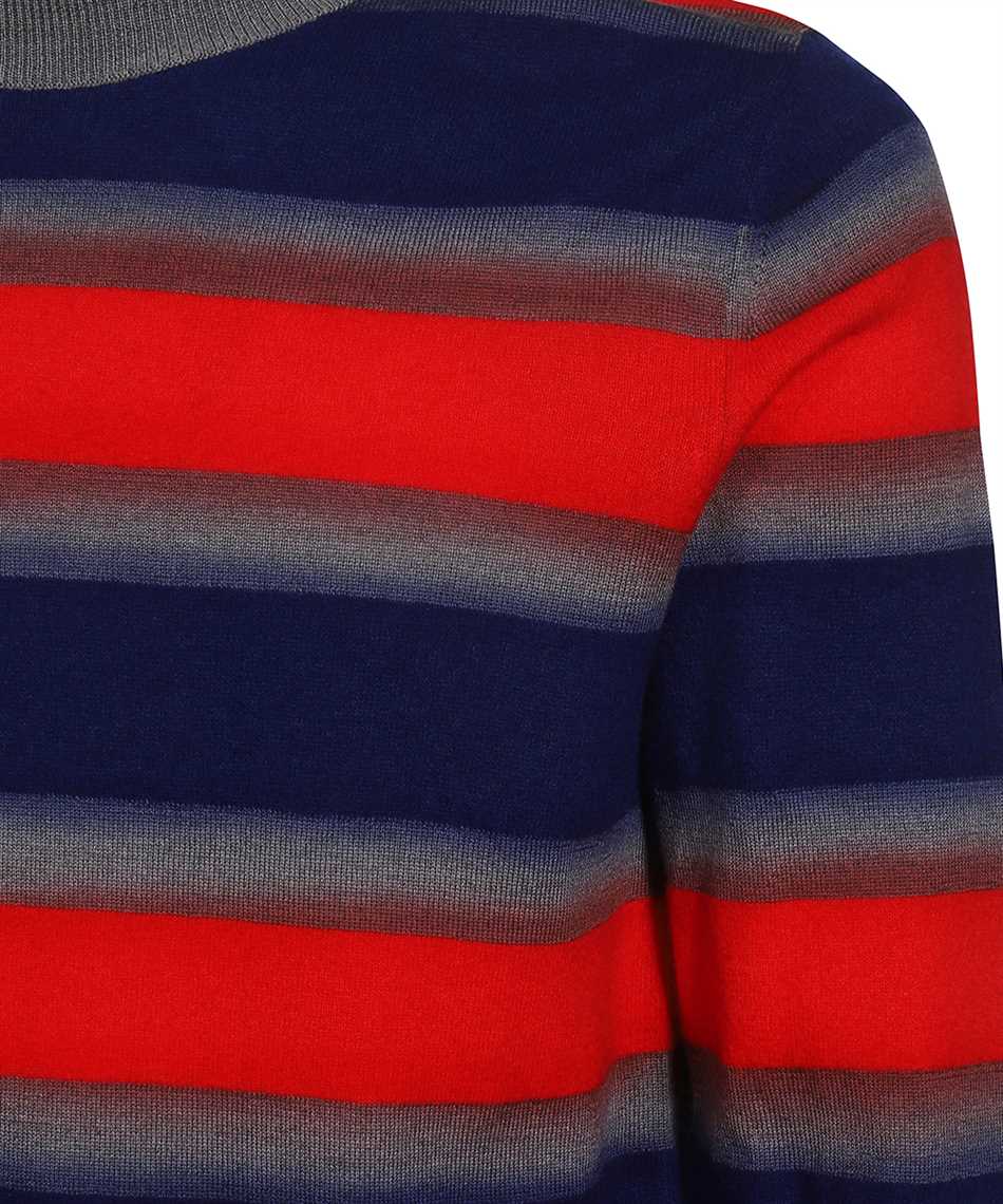 Dsquared2 S74HA1229 S17884 STRIPES ROUND NECK Knit Red