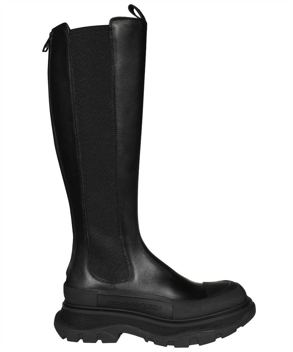 Alexander McQueen 666410 WHZ66 TREAD SLICK KNEE HIGH Boots Black Alexander McQueen 666410 WHZ66 TREAD SLICK KNEE HIGH Boots Black