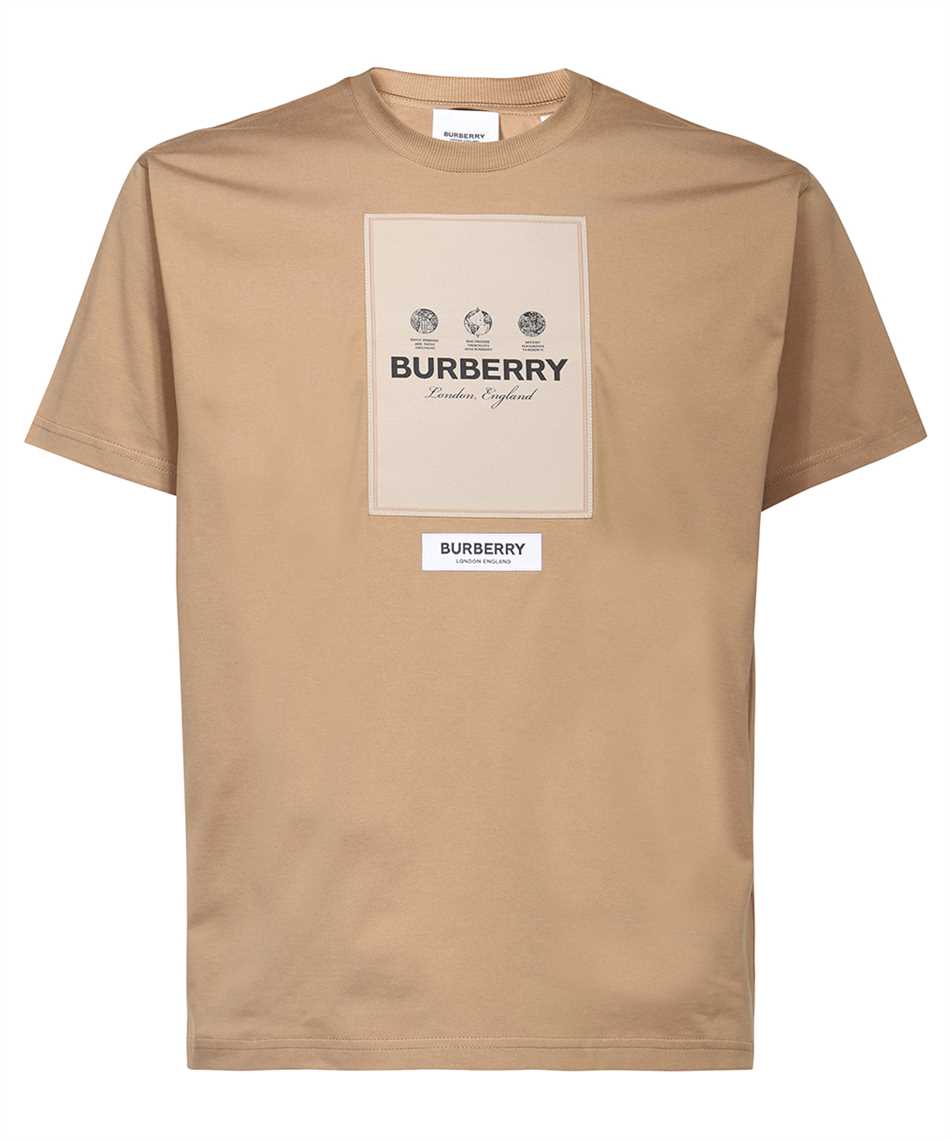 Burberry 8057530 LABEL APPLIQUE COTTON OVERSIZED T-shirt 1