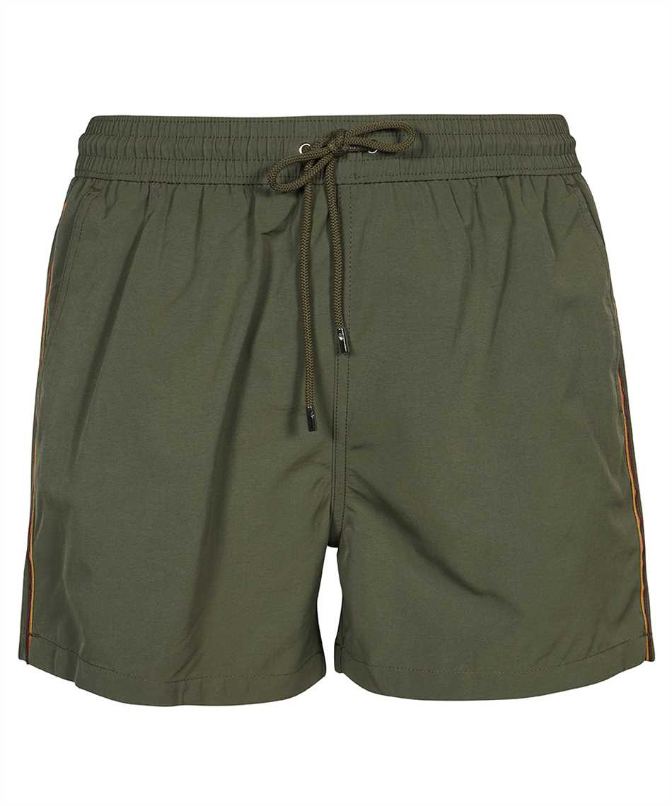 Paul Smith M1A 239CS A40923 PLAIN STRIPE Swim shorts Green