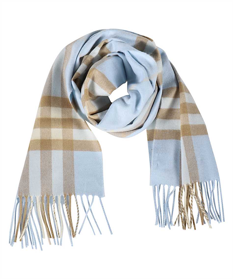sciarpa burberry blu