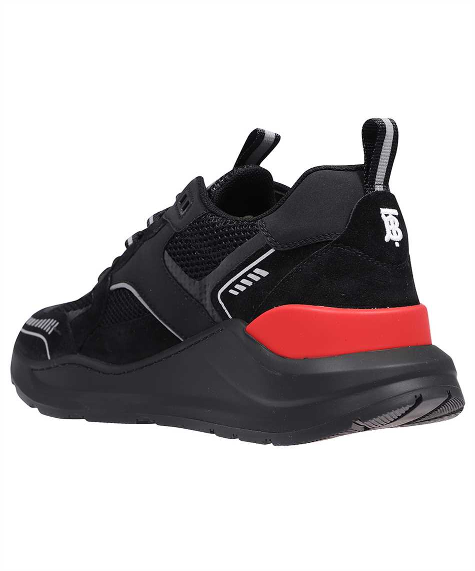 Burberry 8057350 LOGO PRINT SUEDE AND MESH Sneakers 3