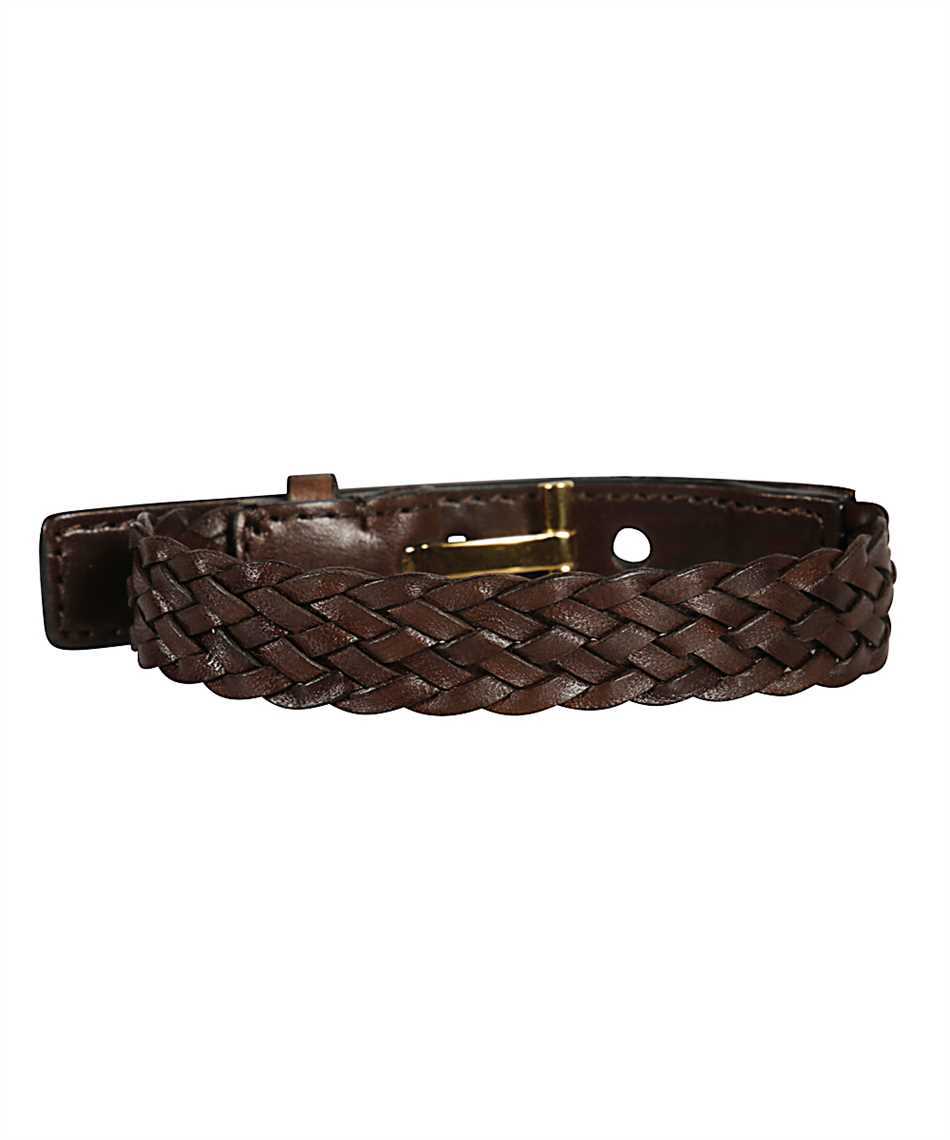 Tom Ford Woven Leather Bracelet