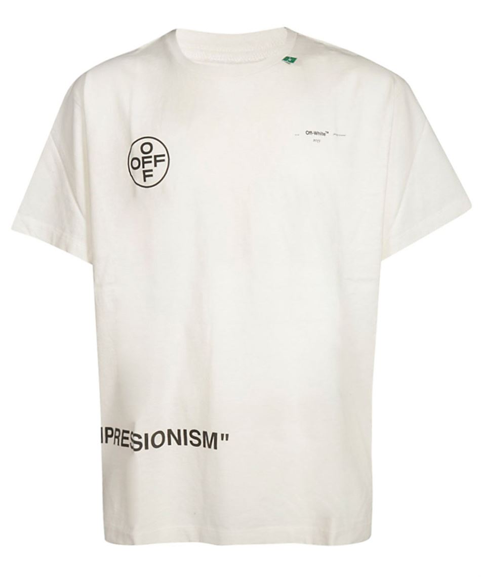 off white t shirt uomo
