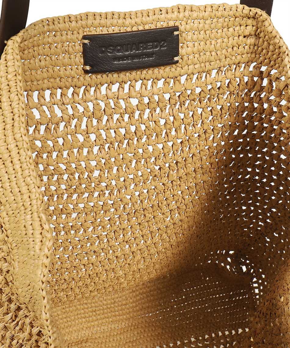Dsquared2 SPW0067 28900001 CROISETTE SHOPPING Bag Beige