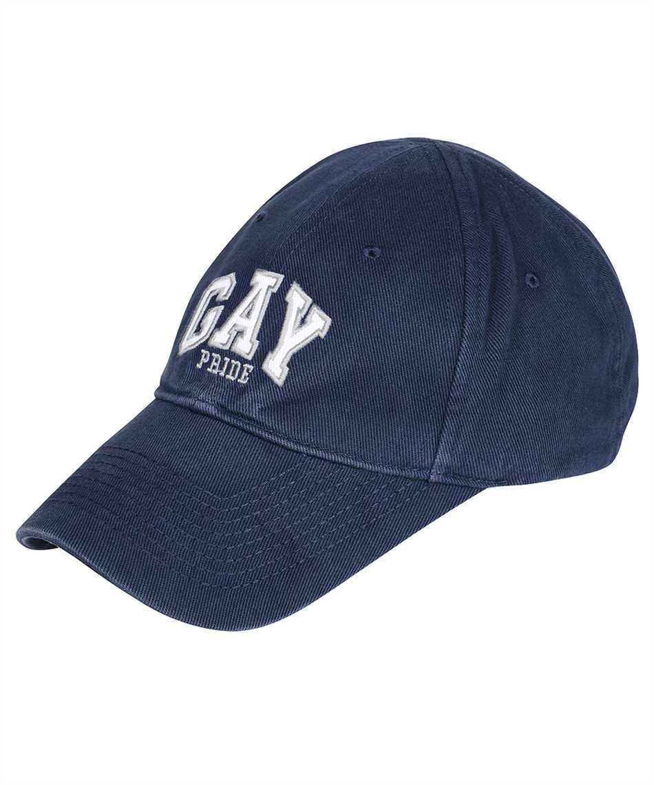 BALENCIAGA バレンシアガ 21SS GAY PRIDE 刺繍ベースボールキャップ