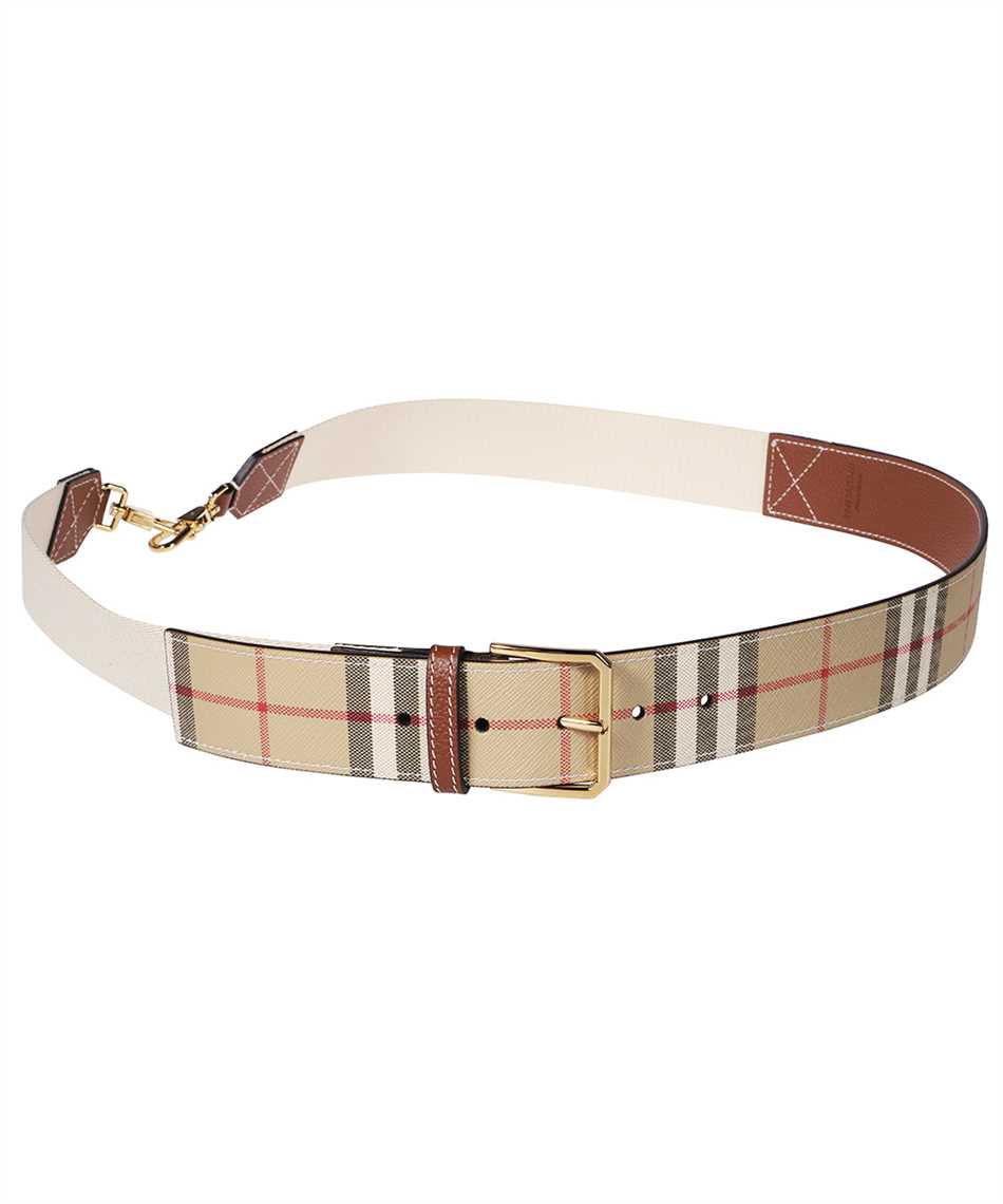Vintage Check Dog Collar in Beige - Burberry