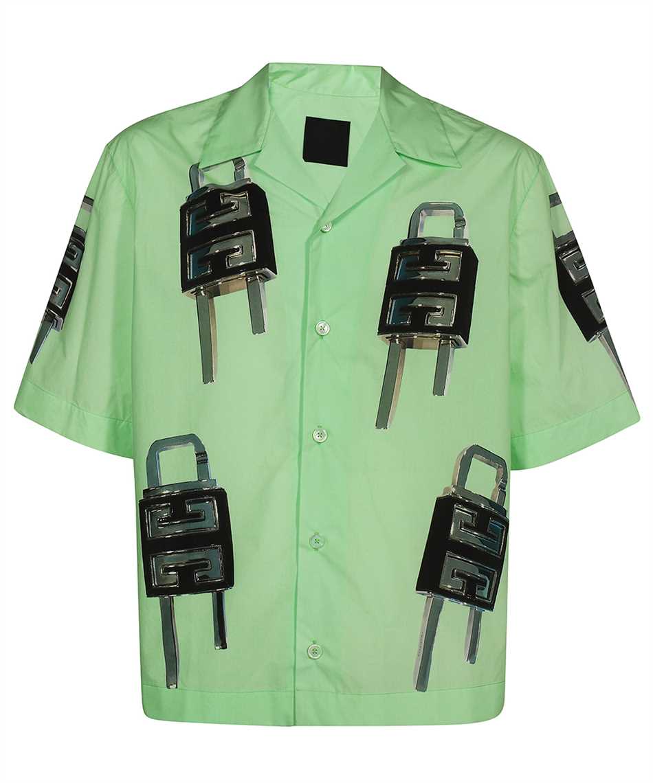 Givenchy BM60T514RM SS BOXY FIT Shirt Green