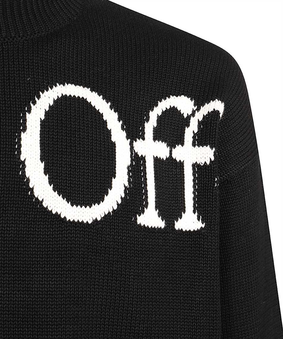 Off-White OMHE20QS26KNI001 COT OW SHARED LOGO Strick 3