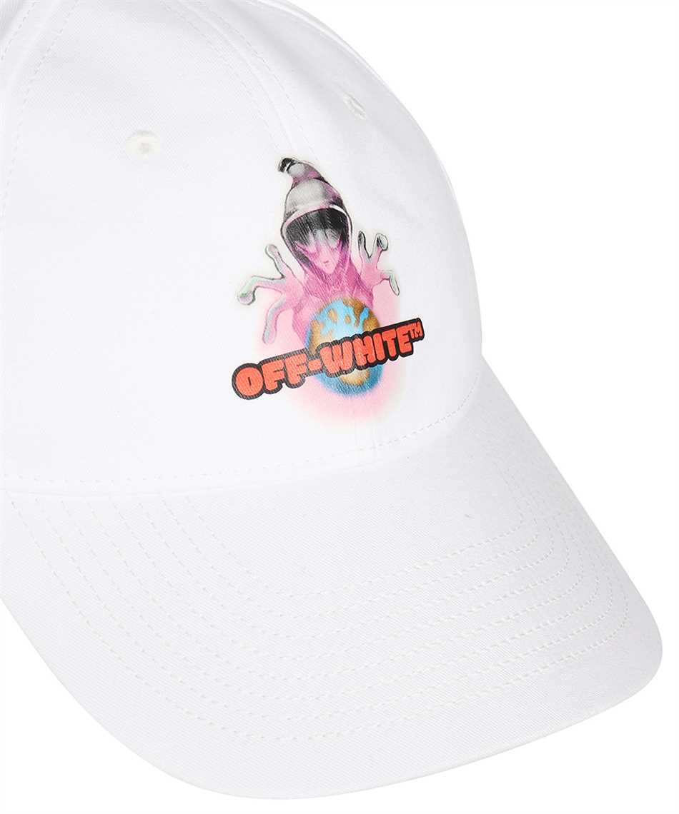 Off-White OMLB041F22FAB015 ALIEN SPRAY BASEBALL Cap