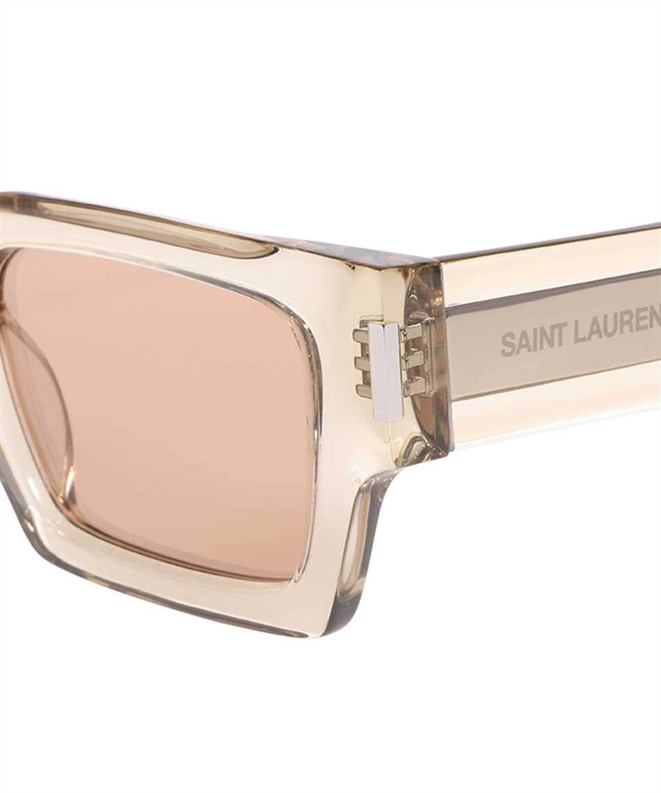 SL 572 Rectangular Sunglasses in Beige - Saint Laurent