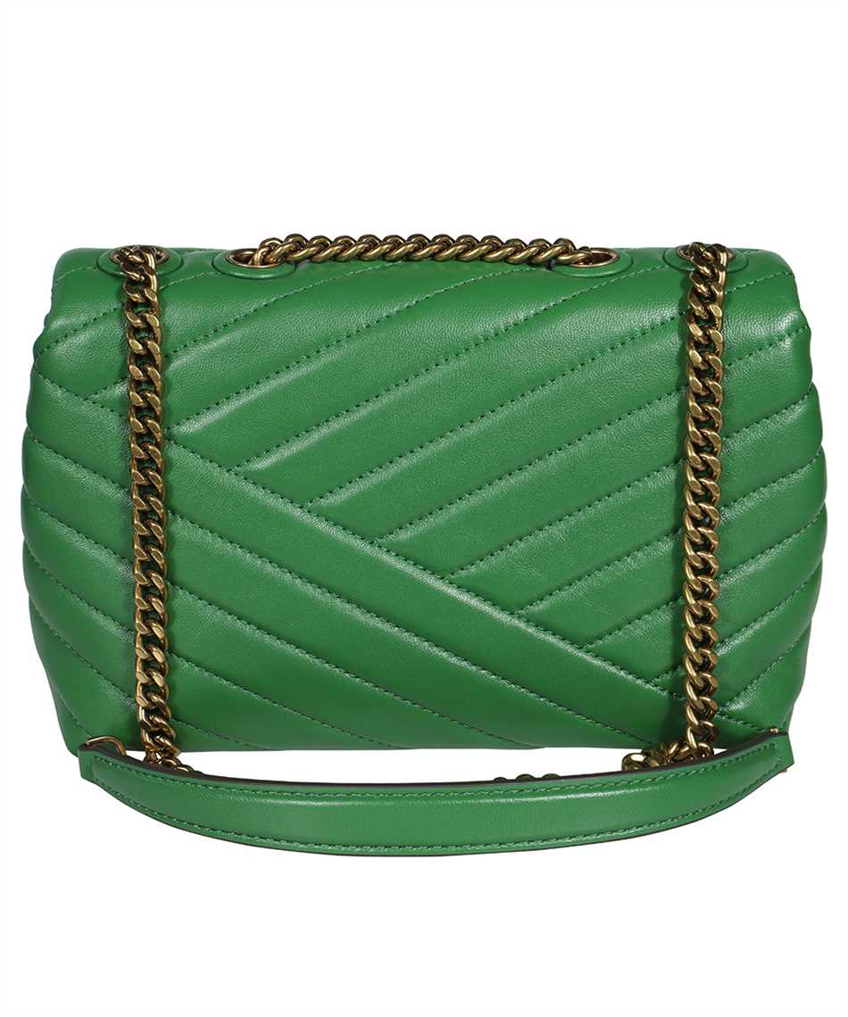 Tory Burch 90452 KIRA CHEVRON SMALL CONVERTIBLE SHOULDER Bag Green